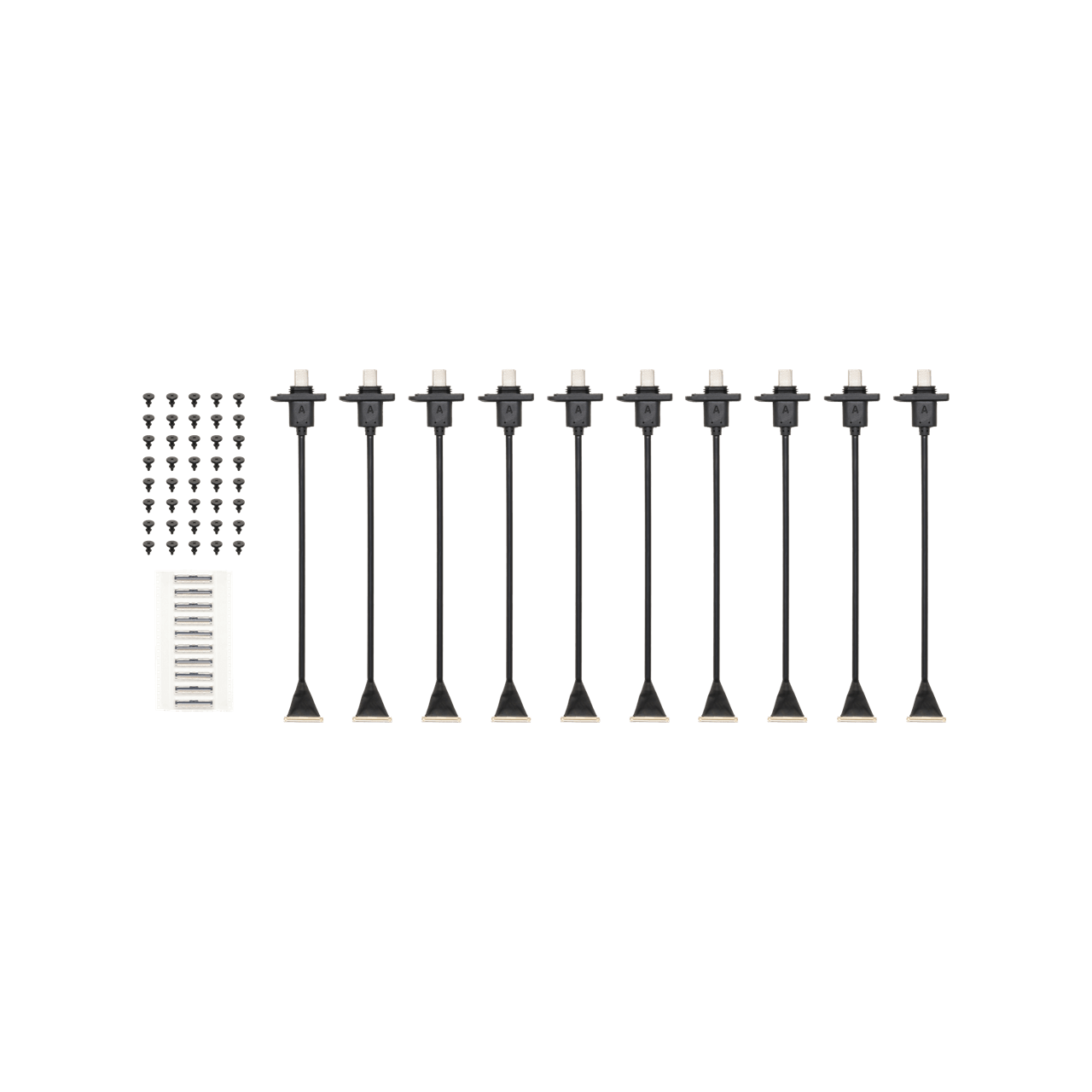 Kit oficial DJI E-Port V2 con diez cables coaxiales, terminales y tornillería para Matrice 400