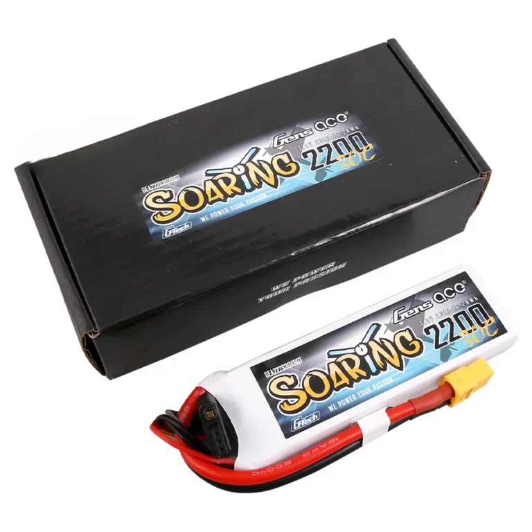 Gens ace G-Tech Soaring 2200mAh 2S 30C LiPo con conector XT60 (7,4V)