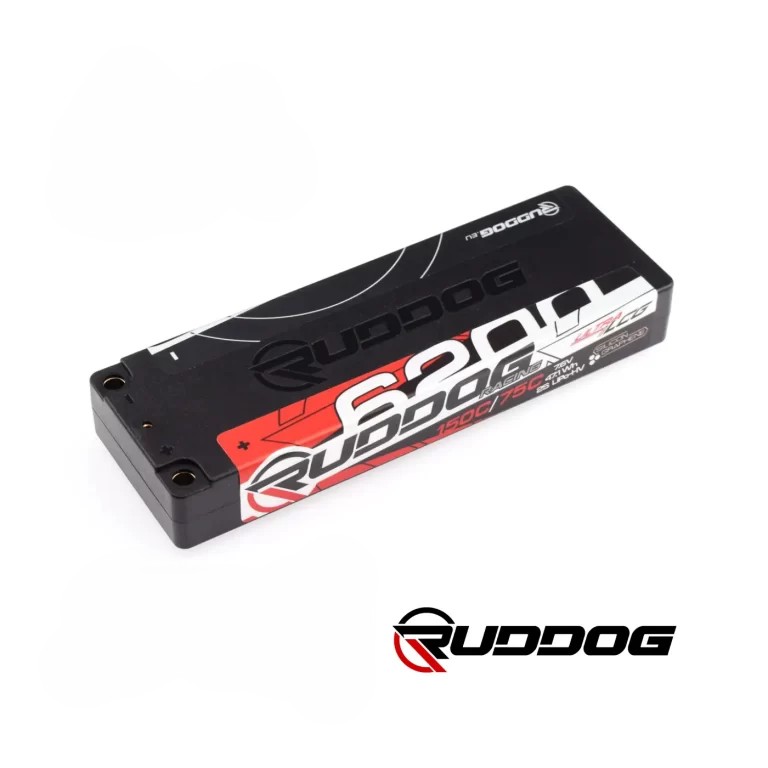 Batería LIPO HV 2s 7.6V ultra LGC 6200mAh 150C/75C RUDDOG
