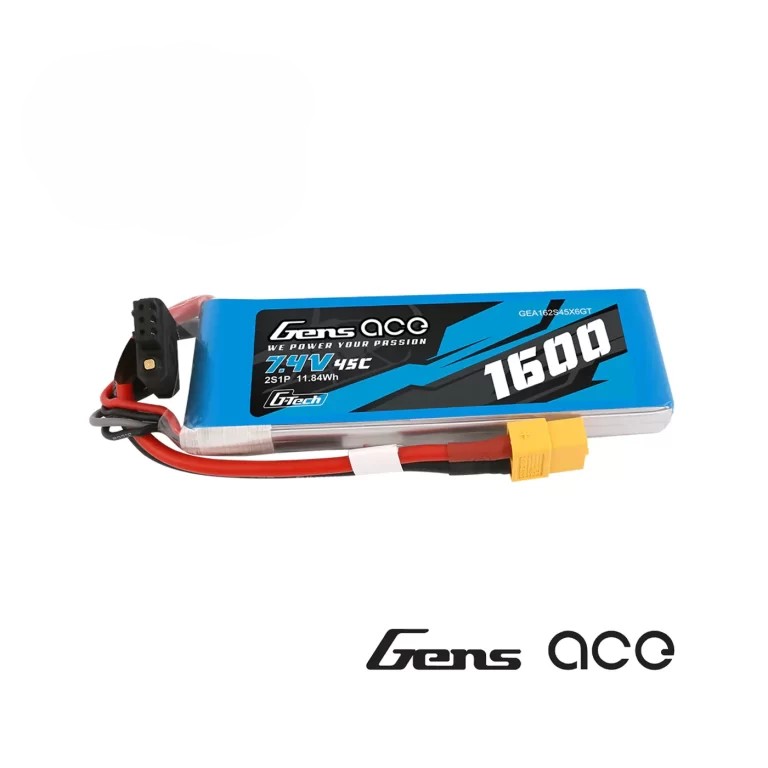 Batería LiPo Gens ace G-Tech 2S 1600mAh 45C