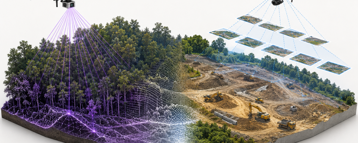 Analizamos las diferencias entre LiDAR y fotogrametría con drones, sus aplicaciones y cuándo conviene combinar ambas tecnologías.