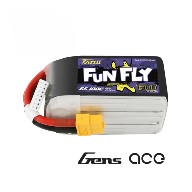 Batería Lipo Tattu Funfly 6s 1300mah 100C