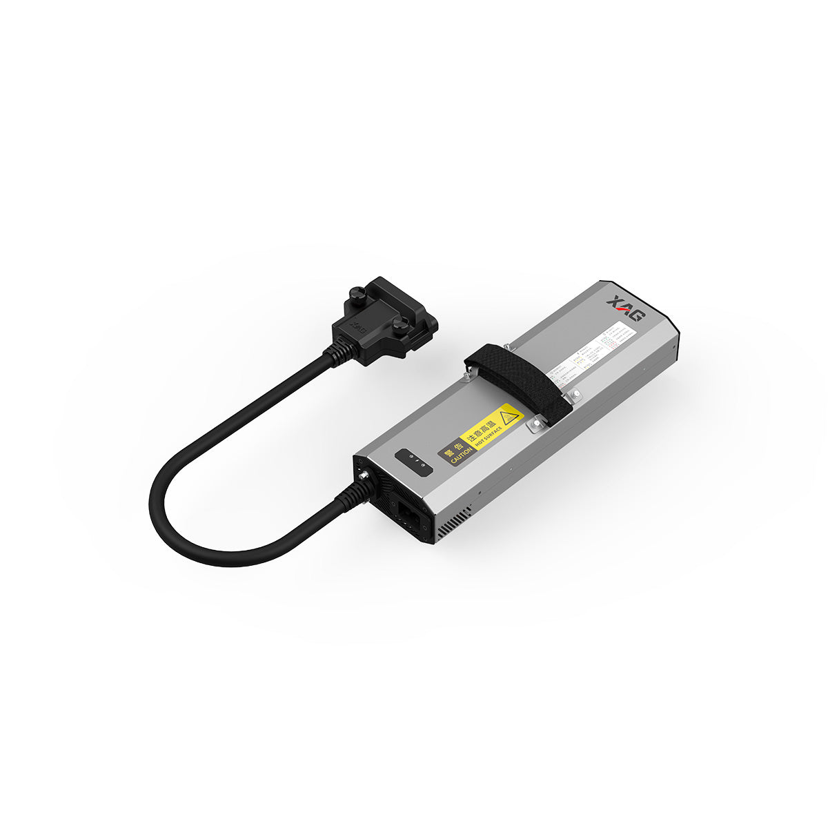 Cargador XAG CM13600S con cable y conector completos sobre fondo blanco