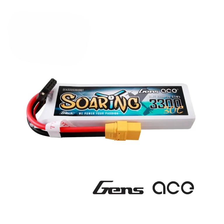 Batería Lipo Gens ace G-Tech Soaring 3S1P 11.1V 3300mAh 30C