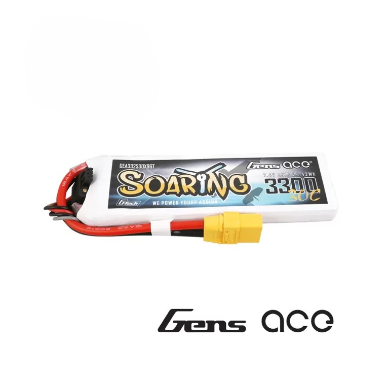 Gens Ace Soaring LiPo 2S 3300mAh 30C 7.4V con XT90