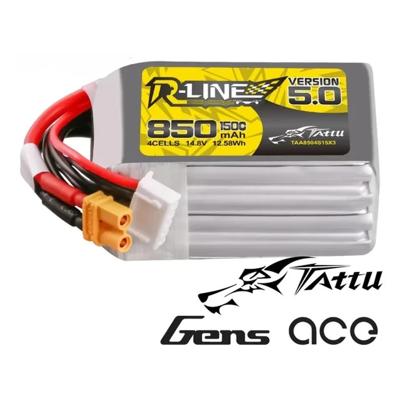 Batería LiPo Tattu R-Line V5 4S 850 mAh 150C