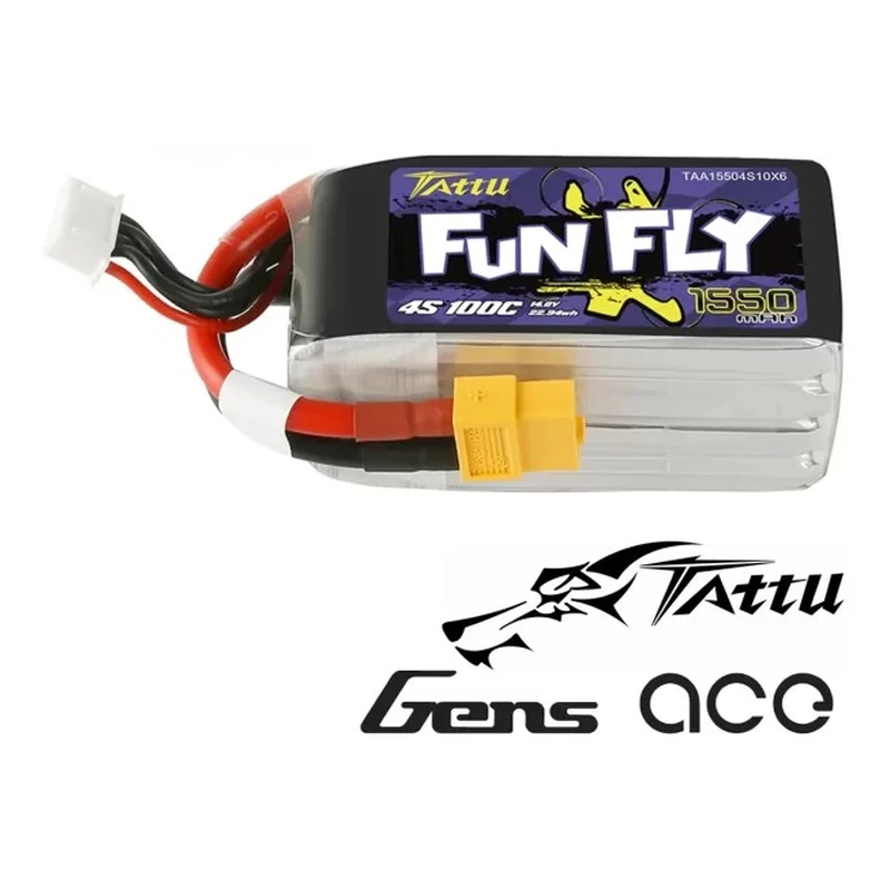 Batería LiPo Tattu Funfly 4S 1550 mAh 100C