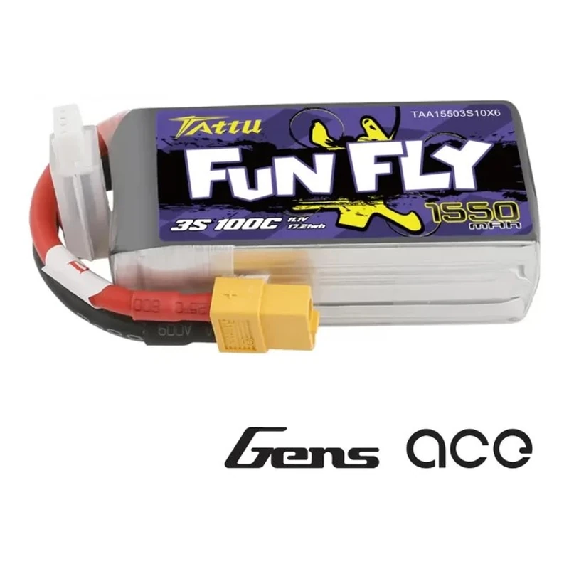 Batería LiPo Tattu 3S 1550 mAh 100C