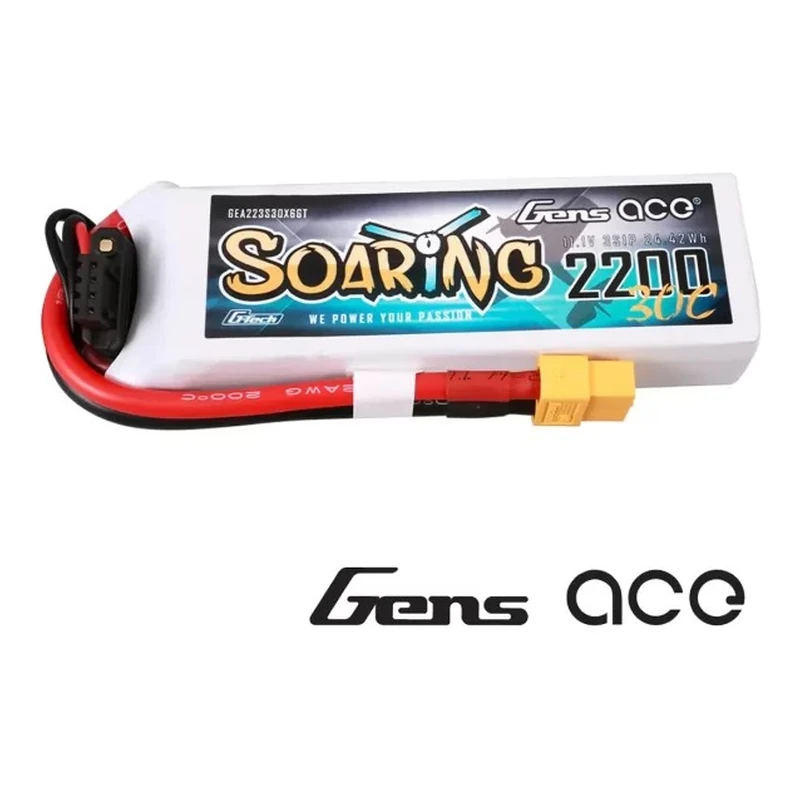 Batería LiPo Gens Ace 3S 2200 mAh 30C