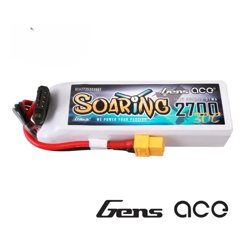 Batería LiPo Gens Ace 3S 2700 mAh 30C