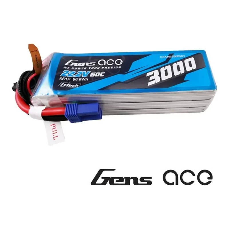 Batería LiPo Gens Ace 6S 3000 mAh 60C