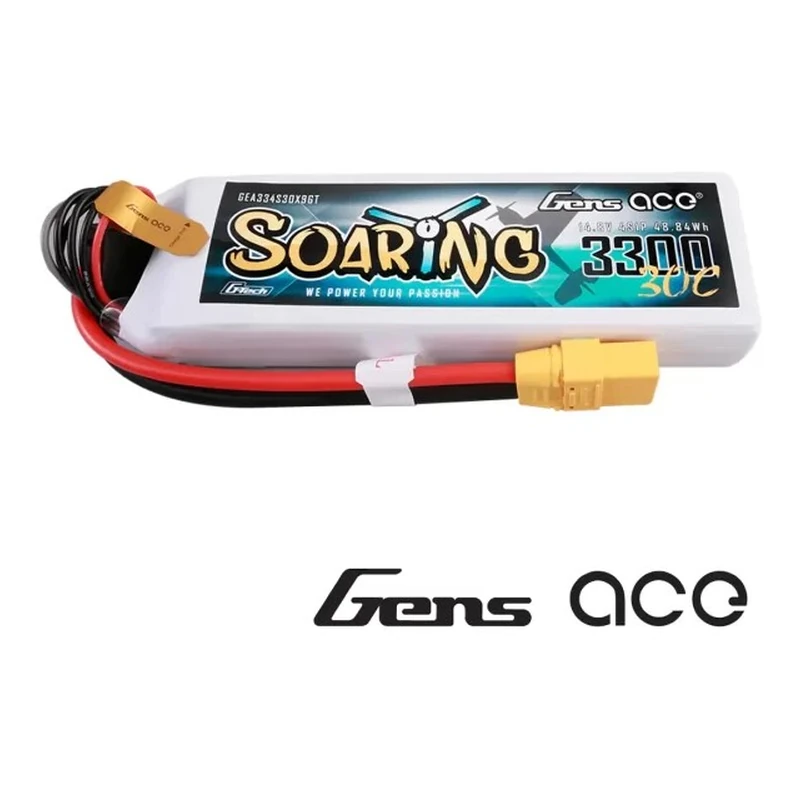 Batería LiPo Gens Ace 4S 3300 mAh 30C XT90