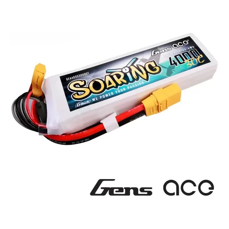 Batería LiPo Gens Ace 3S 4000 mAh 30C XT90