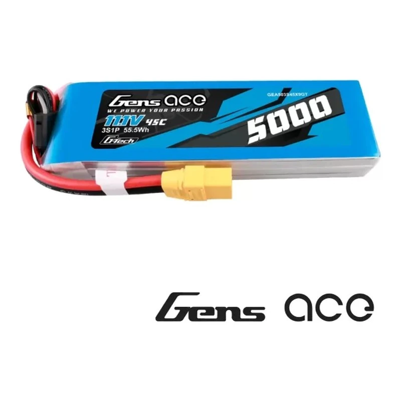 Batería LiPo Gens Ace 3S 5000 mAh 45C