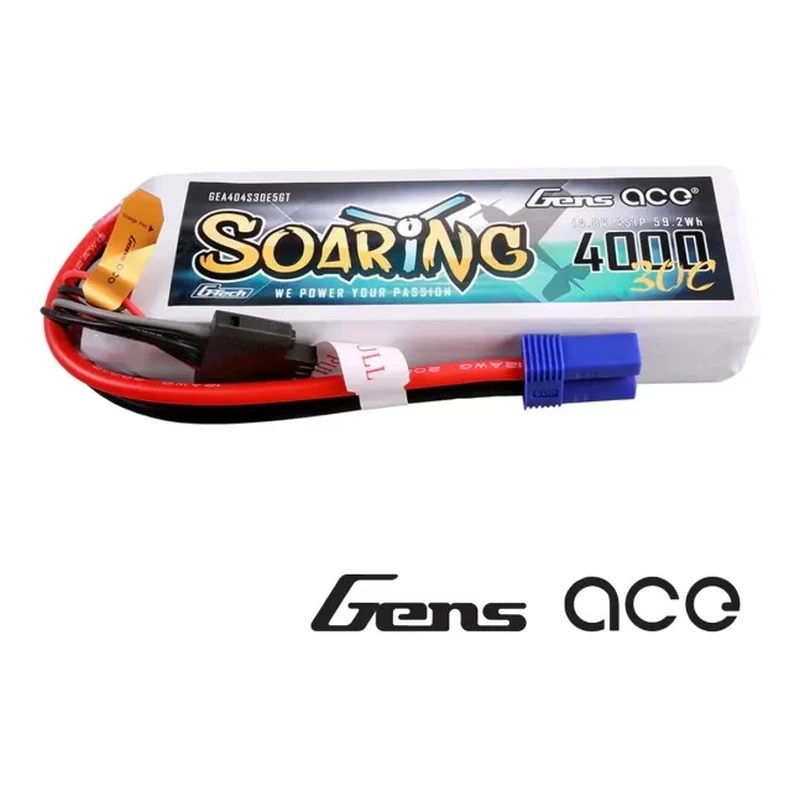 Batería LiPo Gens Ace 4S 4000 mAh 30C EC5
