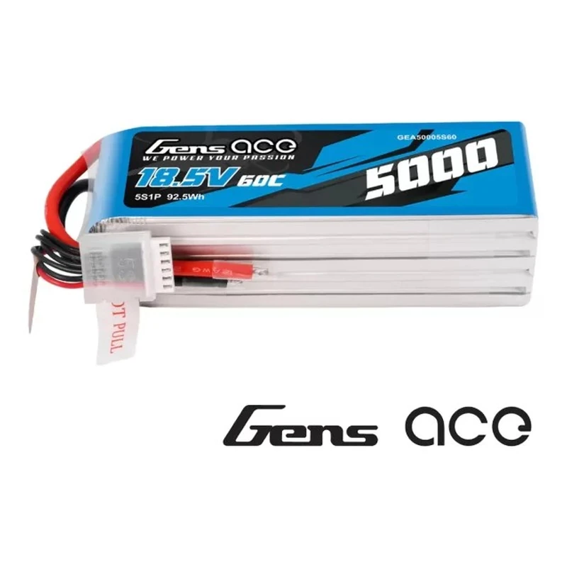 Batería LiPo Gens Ace 5S 5000 mAh 60C