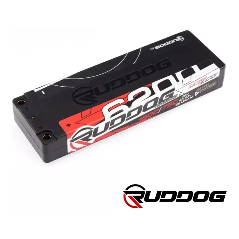 Batería LiPo HV Ruddog 2S 6200 mAh 150C/75C LGC