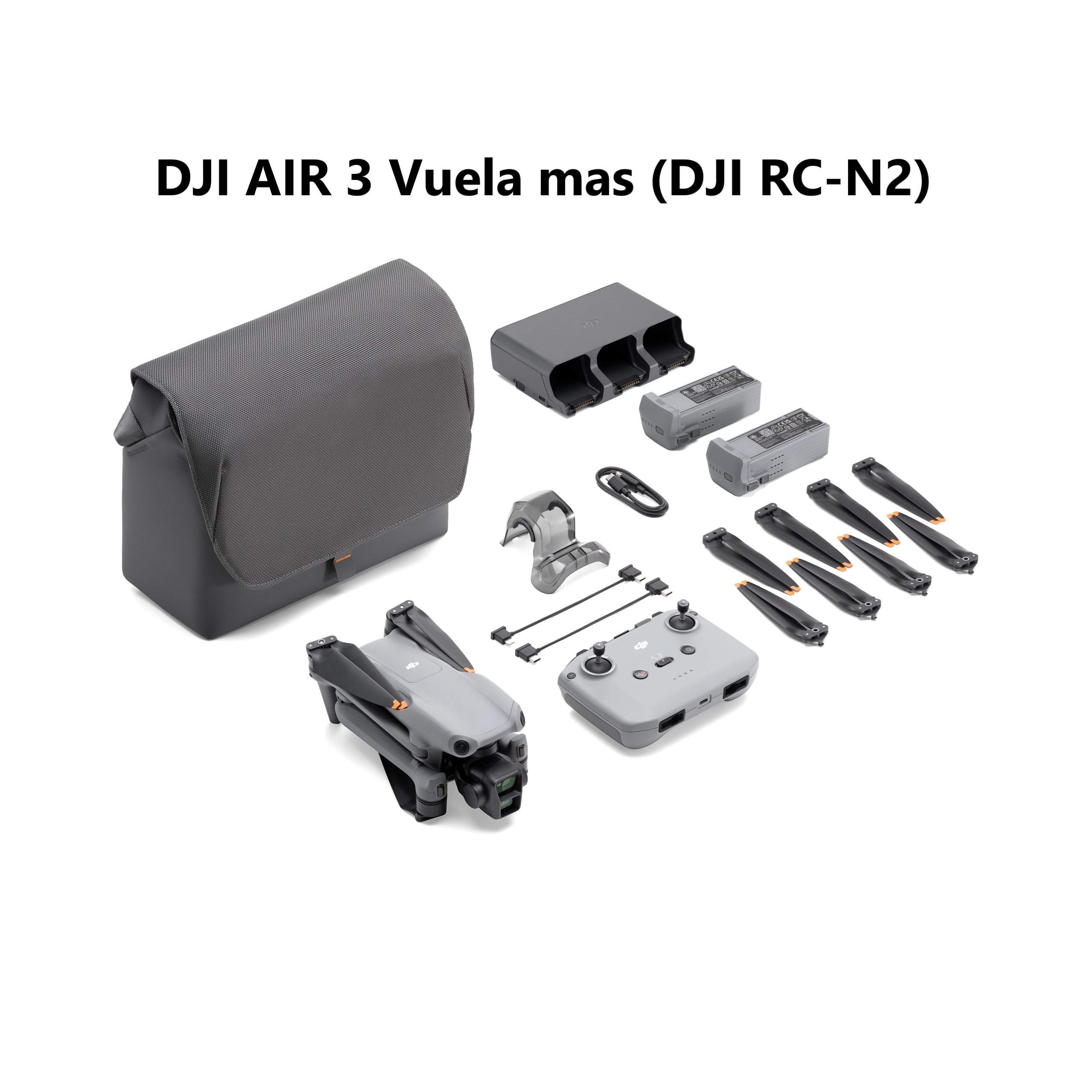 DJI AIR 3 Pack vuela mas (DJI RC-N2)
